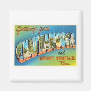 Chattanooga Tennessee TN Wandern neben dem Wasser Magnet