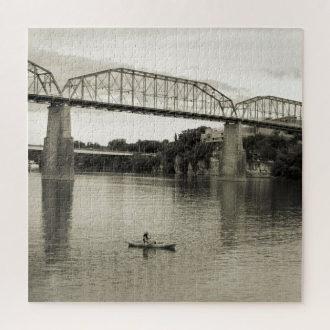 Chattanooga, TN - Walnut Street Bridge 20x20 Puzzle (Vertikal)