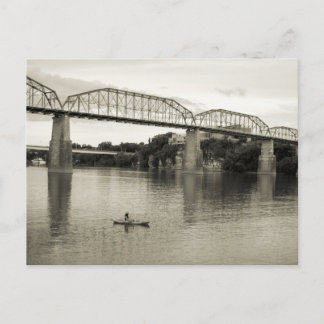 Chattanooga, TN - Walnut Street Bridge Postkarte