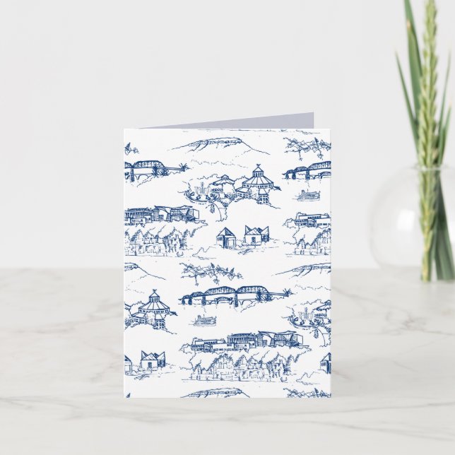 Chattanooga Toile Blue Karte (Vorderseite)