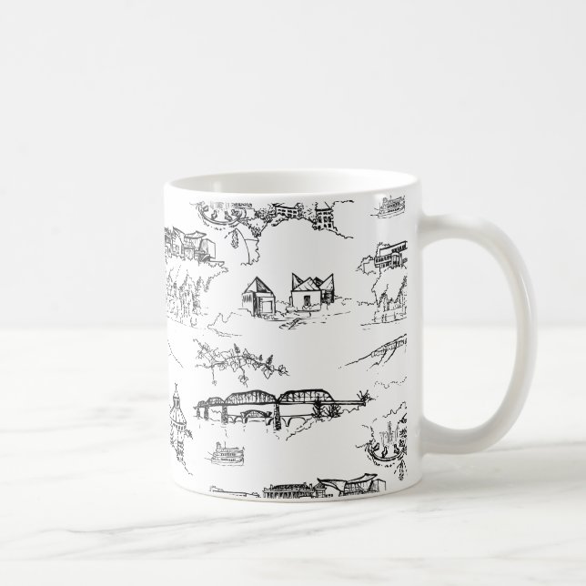 Chattanooga Toile Kaffeetasse (Rechts)