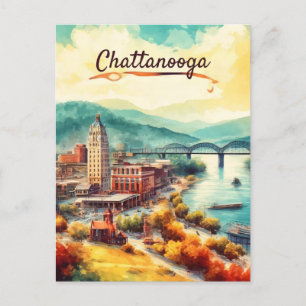 Chattanooga Walnut Street Bridge Postkarte