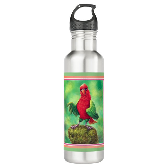 Chattering Lory Water Flasche Edelstahlflasche (Vorderseite)