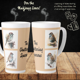 Chattering Sparrows - Mahjongg-Referenz Milchtasse