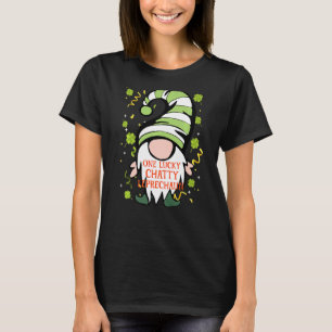 Chatty Funny St Patrick S Day Lucky Gnome Familie  T-Shirt