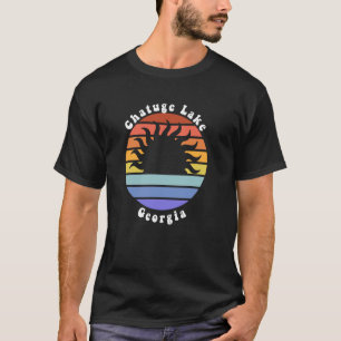 Chatuge Lake Georgia GA Sunset Souvenir Urlaub T-Shirt