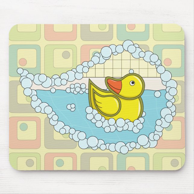 Chaucer das Gummi-Enten-Mauspad Mousepad (Vorne)