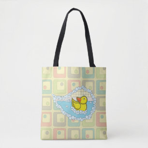 Chaucer der Gummi Duck All-Over-Print-Tasche