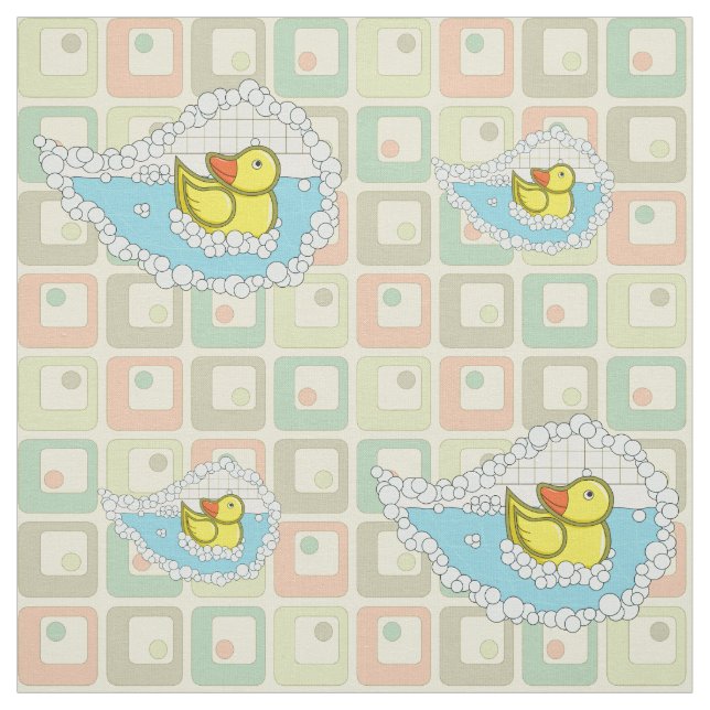 Chaucer der Gummi Duck Fabric Stoff (Muster)