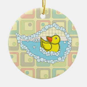 Chaucer der Gummi Duck Ornament