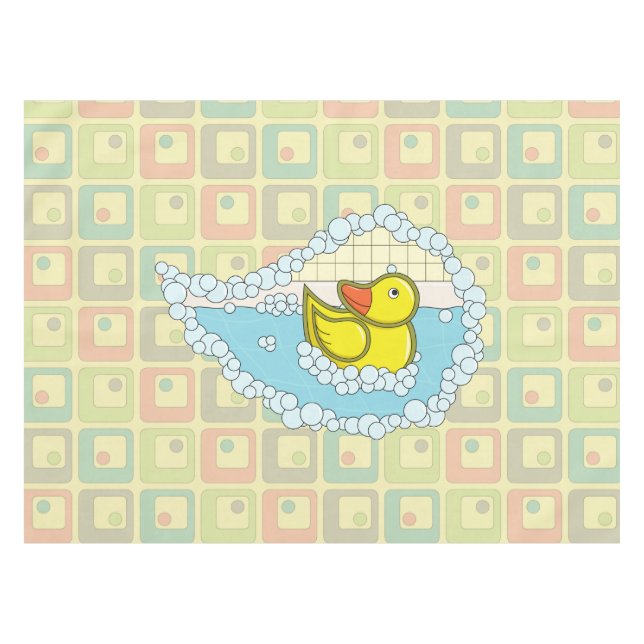 Chaucer der Latex Duck Tabletekloth Tischdecke (Vorderseite (Horizontal))