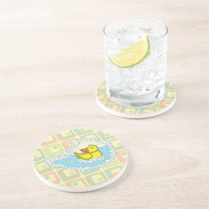 Chaucer der Rubber Duck Sandstone Untersetzer