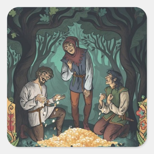Chaucer's Pardoner's Tale Sticker (Vorderseite)