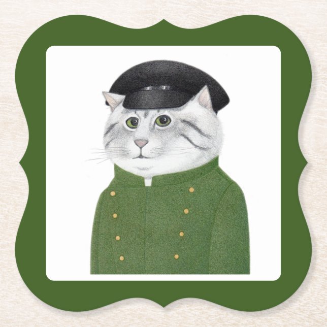 CHAUFFEUR CAT-Bracket-Untersetzer Untersetzer (Vorderseite)
