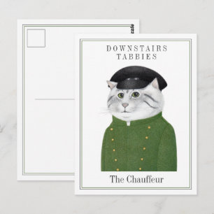 CHAUFFEUR KATZE Postkarte