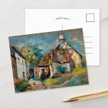 Chaumières | Armand Guillaumin Postkarte<br><div class="desc">Chaumières (1905) | Originelle Kunstwerke des französischen impressionistischen Malers und Lithographen Armand Guillaumin (1841-1927). Verwenden Sie die Entwurfstools,  um einen benutzerdefinierten Text hinzuzufügen oder das Bild zu personalisieren.</div>