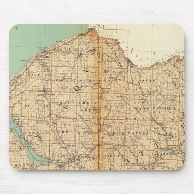 Chautauqua, Cattaraugus-Landkreis Mousepad (Vorne)