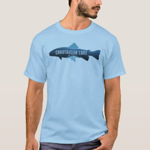 Chautauqua Lake New York Fisch T-Shirt
