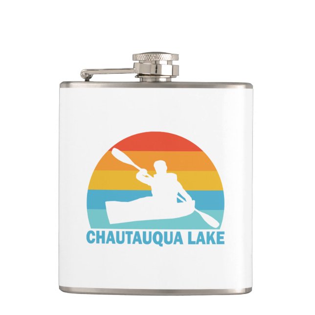 Chautauqua Lake New York Kayak Flachmann (Vorderseite)