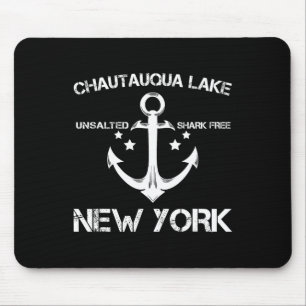 Chautauqua Lake New York Lustiges Angeln Camping S Mousepad