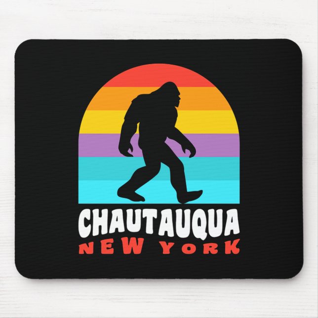 Chautauqua Lake New York Ny Retro T Shirt  Mousepad (Vorne)