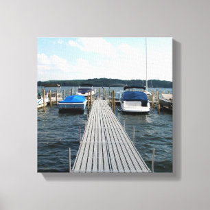 Chautauqua Lake, New York Wrapped Canvas Leinwanddruck