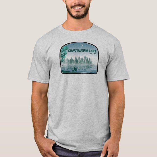 Chautauqua New York Deer T-Shirt (Vorderseite)