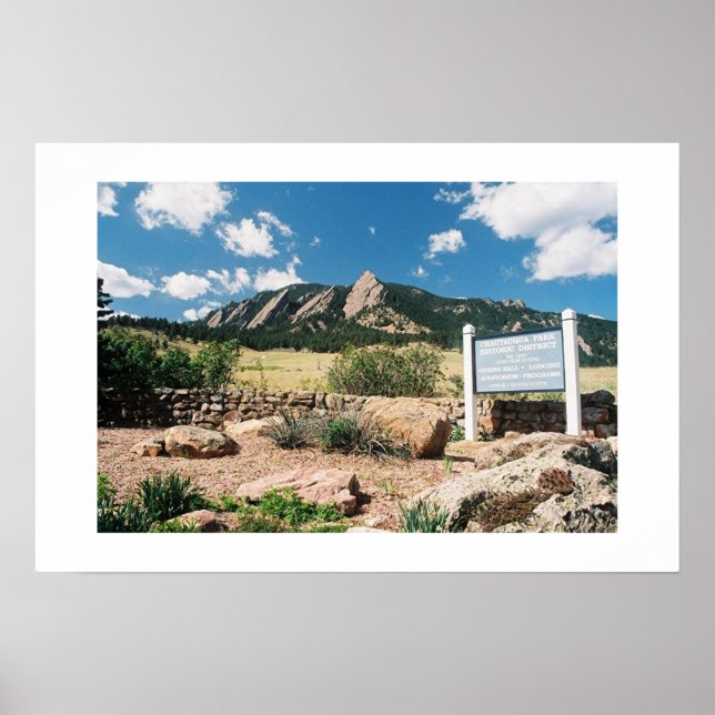 Chautauqua Park, Boulder, Colorado Poster (Vorne)