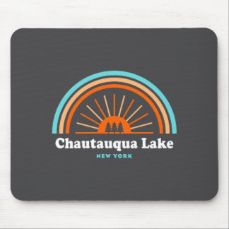 Chautauqua-See New York Regenbogen _1 Mousepad