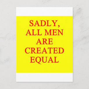 Chauvinistin Postkarte