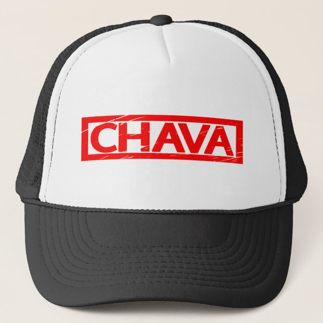 Chava Briefmarke Truckerkappe (Vorderseite)