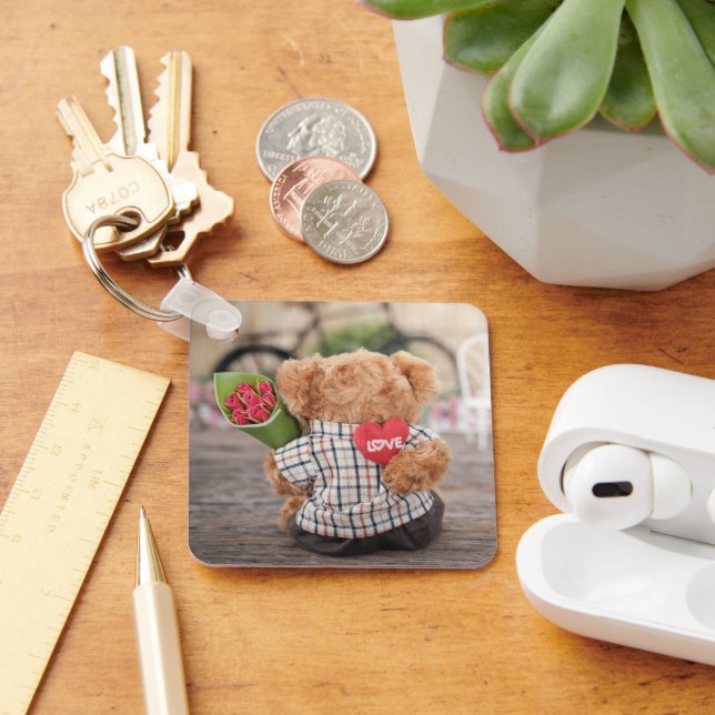 Chaveiro ursinho de pelúcia "Dia dos Namorados" Schlüsselanhänger (Schreibtisch)