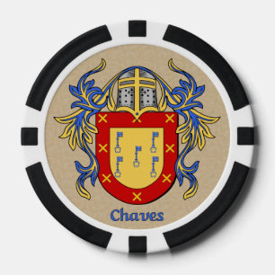 Chaves Heraldic Arms Pokerchips