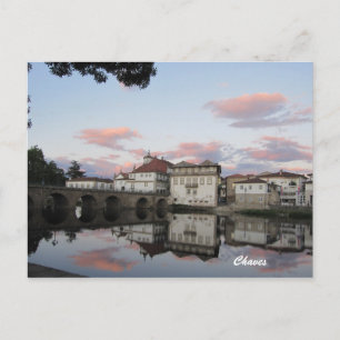 Chaves, Portugal Postkarte