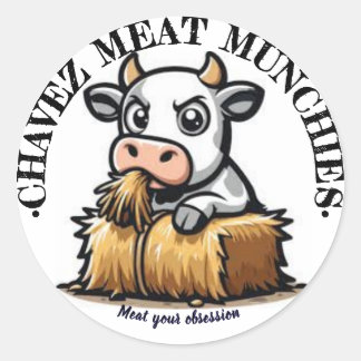 Chavez Jerky Runder Aufkleber