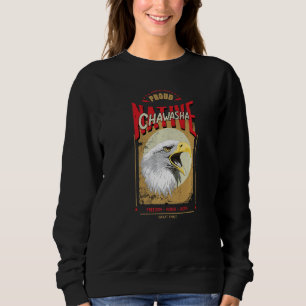 Chawasha indianischer Adlergeist Vintage Hono Sweatshirt