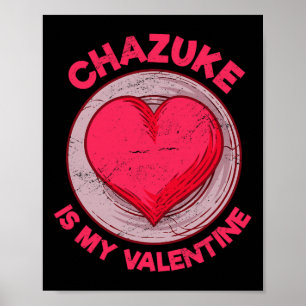 Chazuke ist mein Valentinstag Japanisches Essen Lu Poster