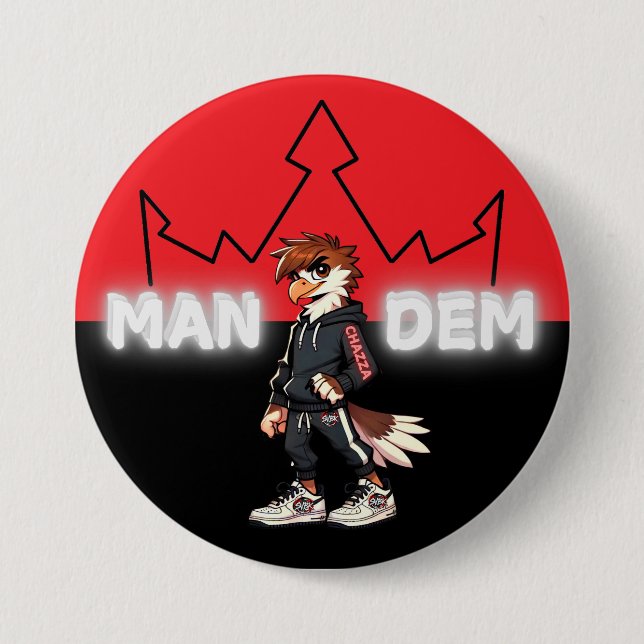 Chazza - Mandem Collection -SVBK- SILVERBCKK TTV Button (Vorderseite)