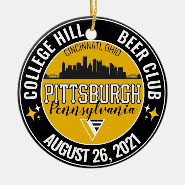 CHBC Pittsburgh Keramik Ornament (Vorne)