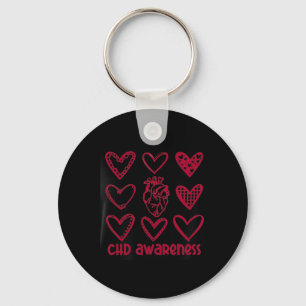 Chd Awareness Heart Anatomische Herzerkrankung Mon Schlüsselanhänger