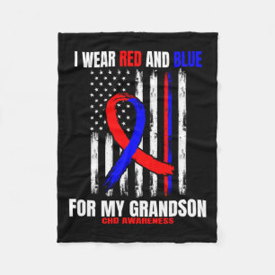Chd Awareness Products Grandson Heart Disease Amer Fleecedecke