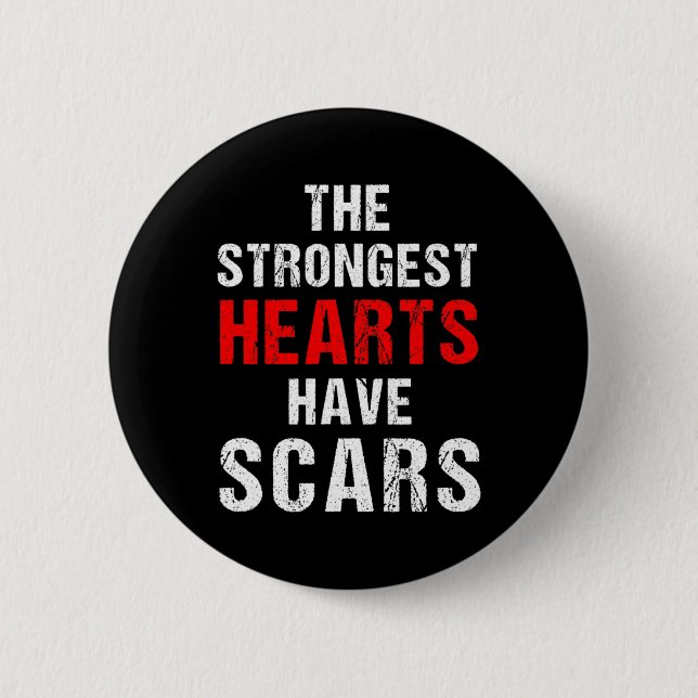 Chd Awareness Quotes About Congenital Heart Diseas Button (Vorderseite)
