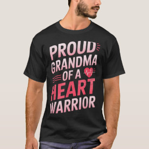 CHD-Bewusstsein Herzerkrankung Krieger Stolz Krieg T-Shirt
