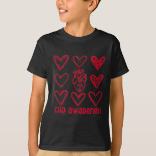 CHD-Bewusstseins-Monat für angeborene Herzfehler T-Shirt
