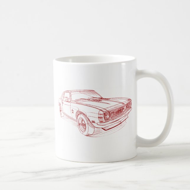 Che Camaro SS 1968 Kaffeetasse (Rechts)
