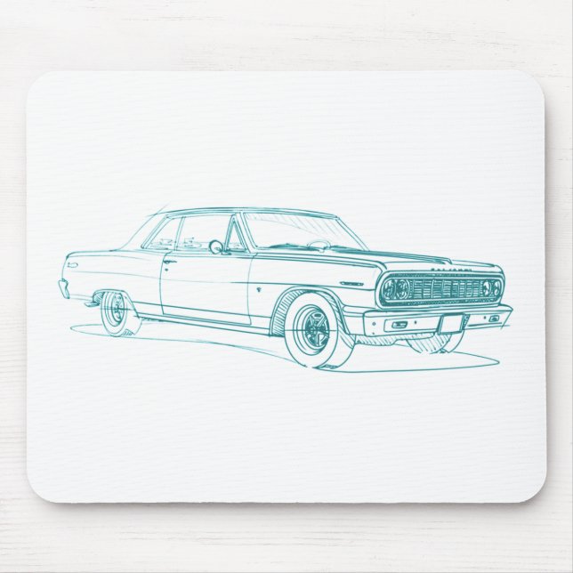 Che Chevelle 1964 SS Mousepad (Vorne)