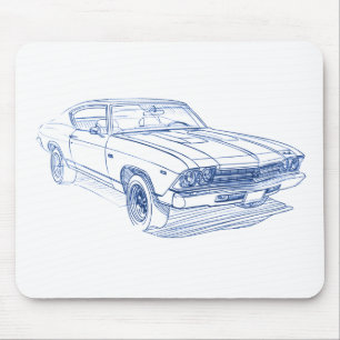 Che Chevelle 1969 SS Mousepad