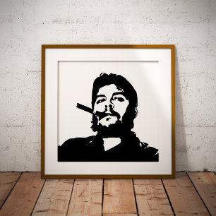 Che Guevara, Comandante, Revolution, Kuba, Havanna Leinwanddruck