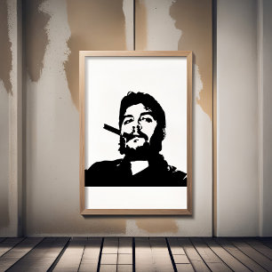 Che Guevara, Comandante, Revolution, Kuba, Havanna Leinwanddruck
