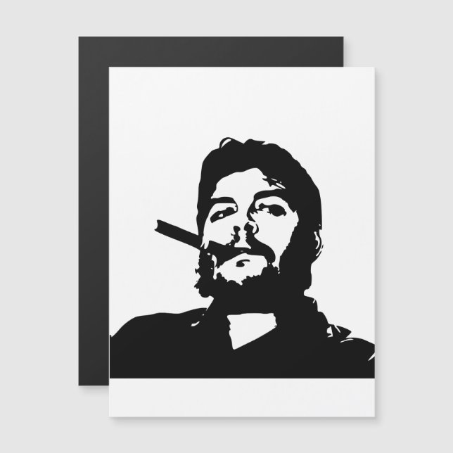 Che Guevara, Comandante, Revolution, Kuba, Havanna Magneteinladung (Vorne/Hinten)